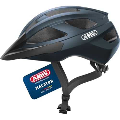 ABUS 67325 Fahrradhelm, Blau (Midnight Blue), S (51-55 cm)