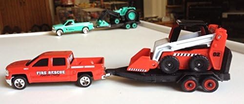 Maisto Fresh Metal Heartland Hauler Red Chevy Truck Fire and Rescue