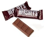 HERSHEY'S Chocolate Bar, Milk Chocolate Snack Size Candy Bar, 27 Pound Bulk Package