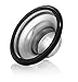 K&J Universal Kitchen Sink Stopper -Garbage Disposal Plug - Kitchen Sink Plug for Insinkerator, Kitchenaid, Kohler and More! … (Brushed Nickel)