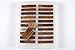 SameDayFlash 4GB USB 2.0 Flash Drive - 20 PCS Bulk - Wooden Walnut Grove Design