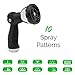 Morvat Expandable Garden Hose, Water Hose, Expanding Garden Hose, Flexible Hose, Retractable Hose, 3800D Brass + 10 Setting Spray Nozzle + Heavy Duty Brass Nozzle + Hose Holder + Carry Bag, 100 FT