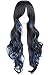 MapofBeauty Multi-color Lolita Long Curly Clip on Ponytails Cosplay Wig