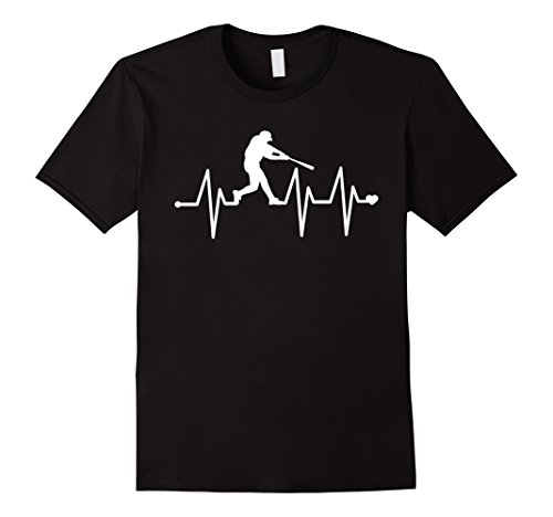 Baseball Life Tee ShirtsBaseball Heartbeat Pulse Shirt - Funny Baseball T-Shirt T-ShirtOEKO-TEX STANDARD 100