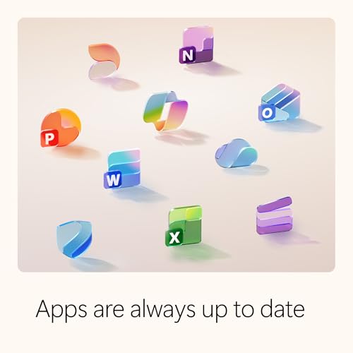 Microsoft 365 Personal | 12-Month Subscription | 1 Person | Premium Office Apps: Word, Excel, PowerPoint and more | 1TB Cloud Storage | Windows Laptop or MacBook Instant Download | Activation Required
