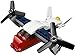 Lego Parts: Airplane/Helicopter Propeller 3 Blade - 5 Diameter (Service Pack 92842 - 2 Black)
