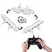 RC Helicopter Drone Quadcopter 2.4Ghz 6-Axis Gyro 4 Channels with Altitude Hold, Best Choice for Drone Starter Training with Bonus Battery, Full Size, Without Camera