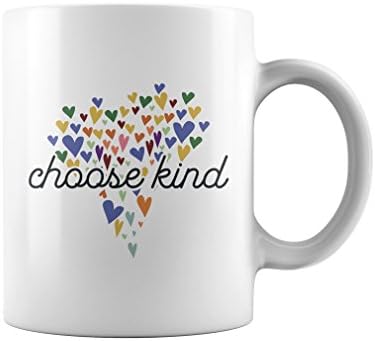 Don't Be A Bully Anti-bully Teacher Choose Kind Mug, Anti-Bullying Coffee Mugs, White 11Oz