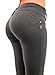 Shaping Pull On Butt Lift Push Up Yoga Pants Stretch Indigo Denim Skinny Jeans