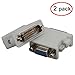 LINESO 2Pack DVI-I (24+5) Male to VGA Female Adapter (HDD15Pin,RGB15Pin) White
