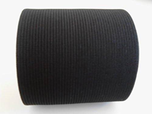 2-Inch Wide Black Heavy Knit Stretch ELASTIC prolastic 5 Yards