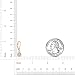 Buyless Fashion Girls And Women Dangle Earrings Silver CZ Fashion Jewelry - EDGRNDWHT