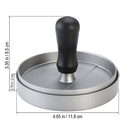 Pixnor Hamburger Press Professional Aluminum Hamburger Burger Meatballs Patties Press