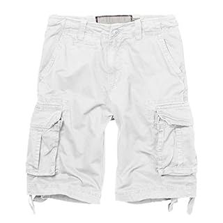 Casual OCHENTA Men's Loose Fit Cargo Shorts 100% Cotton Summer