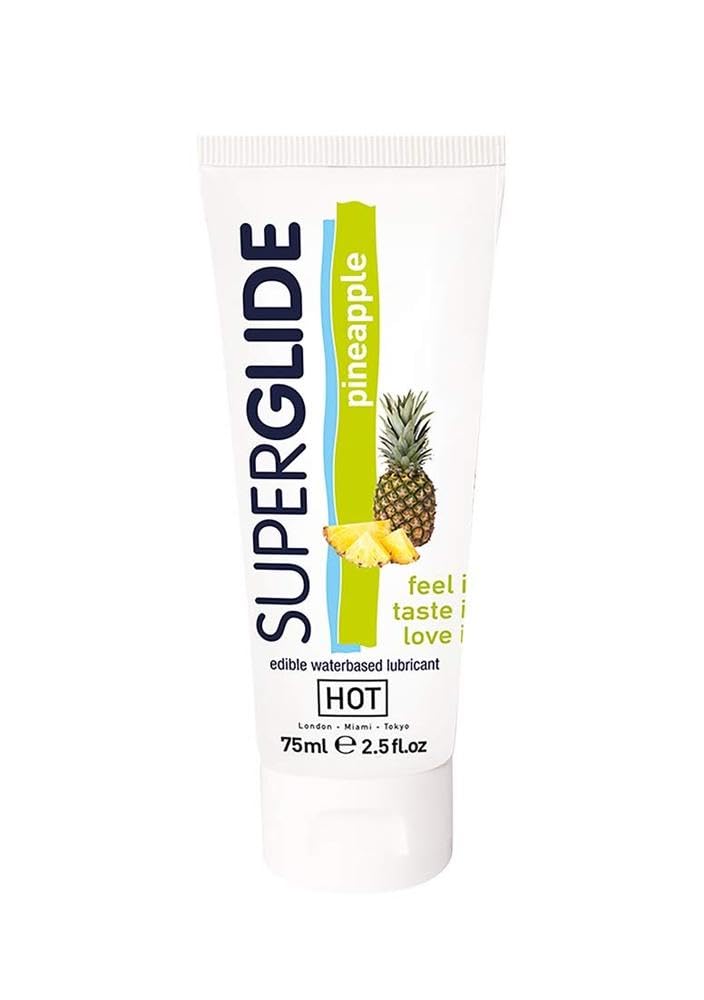 Superglide Edible Lubricant - Waterbased Pineapple 75 ml