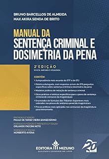 Livro Manual da Sentença Criminal e Dosimetria da Pena