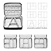 Electronic Organizer Travel Universal Cable Organizer Electronics Accessories Cases for Cable, Charger, Phone, USB, SD Card
