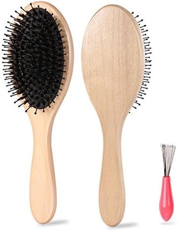Hair Brush-Boar Bristle Hairbrush for Women Men Thick,Thin Curly,Dry or Damaged Hair, Avoid Tangles and Hair Frizz, Keep Your Hair Smooth and Healthy