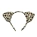 D.Q.Z Jungle Animal Ears Headbands for Kids Zoo Safari Party Supplies Plush Giraffe Tiger Zebra Set of 10
