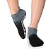 CozTake Grip Socks for Yoga Pilates Barre Dance Ombre Dyed Non Slip Socks Women Grey
