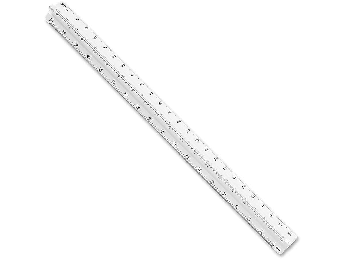 Photo 1 of Staedtler 12-Inches Architect Triangular Scale (98719-31BK)