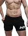 SEOBEAN Mens Low Rise Sports Soft Running Training Short Pants