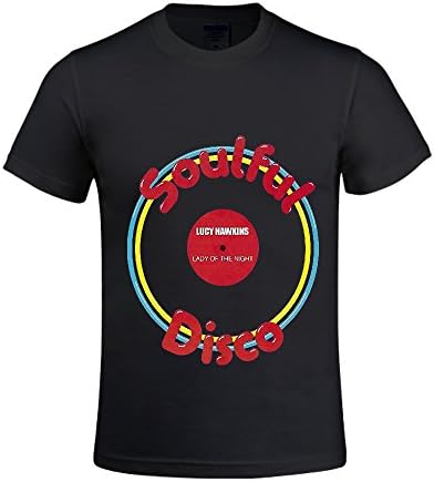 Lady Of The Night Lucy Hawkins Men Crew Neck Men T Shirts Graphic Black