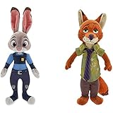 Zootopia Plush,Soft toys Plush Large Office Judy Hopps and Nick Wilde