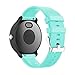 Anrir Watch Bands for Vivoactive 3, 20mm Silicone Bands for Garmin Vivoactive 3/Forerunner 645 Music/Galaxy 42mm/Galaxy Watch 3 41mm/Galaxy Watch Active 2 40mm/44mm-Light Green