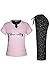 SofiePJ Women's Printed Short Sleeve Pure Cotton Sleepwear Capri Set