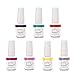 Gelish Mini 6 Color & 1 Glitter Overlay Gel Nail Polish, Rocketman Collection