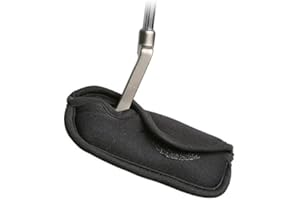 Pacific Golf Clubs Black Neoprene Blade Putter Headcover, Fits Right Handed Clubs, Velcro Closure