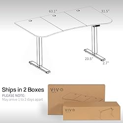 VIVO Electric Height Adjustable 63 x 32 inch Stand