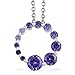 Shop LC Delivering Joy 925 Sterling Silver Purple Cubic Zirconia CZ Hypoallergenic Gift Chain Pendant Necklace for Women 20