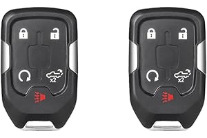 Replcament Smart Key Fob for GMC Sierra 2019-2020 FCC HYQ1EA Part Number 13508398 13529632 13591396 Pack of 2
