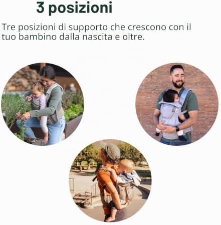 Poco Marsupio porta bebè morbido, Tidal