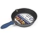 Westinghouse WFS800 Select Series Seasoned Cast Iron 8-Inch Skillet with Removable Silicone Handle Grip
