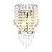 Surpars House Crystal Wall Lamp,Silver