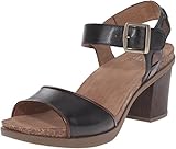 Dansko Women's Debby Dress Sandal, Black Full Grain, 38 EU/7.5-8 M US