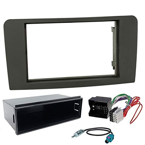 Sound-way - 1 DIN / 2 DIN in dash Car stereo facia radio adapter compatible with mercedes Classe M-Class W164 / GL X164 - KA11-087