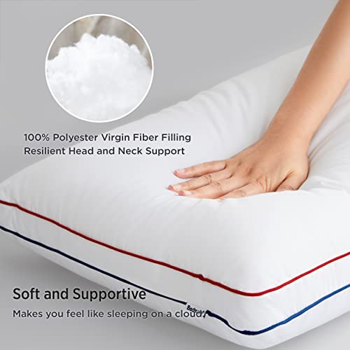Bedsure Pillows Standard Size Set of 2 Cooling Hotel Bed Pillows for