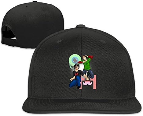 QIDAMIAO Unisex Adult Jacksepticeye Eyeball Logo Snapback Hats