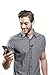 Lavalier Lapel Microphone Clip-on Omnidirectional Condenser Mic for Apple iPhone, iPad, iPod Touch, Samsung Android and Windows Smartphones Film Interviews Vocal Video Recording (Black)