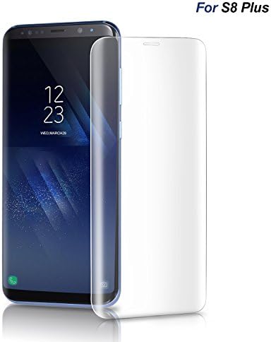 Goodsail Samsung [S8 Plus] Tempered Glass Screen Protector with 3D Curved Ultra Clear Shatter-&amp; Scratch-Proof (Transparent)