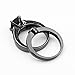 Haluoo 2-in-1 Wedding Band, Women’s 2 PCS Princess Cut CZ Bridal Engagement Wedding Ring Set Halo Eternity Love Anniversary Promise Ring Cubic Zirconia 925 Sterling Silver Ring Sets (9, Black)thumb 3