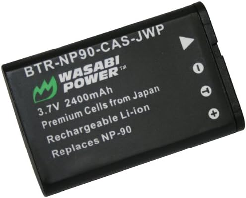 Kinamax 2400mAh NP-90 Replacement Battery for Casio - Premium Japanese Cells