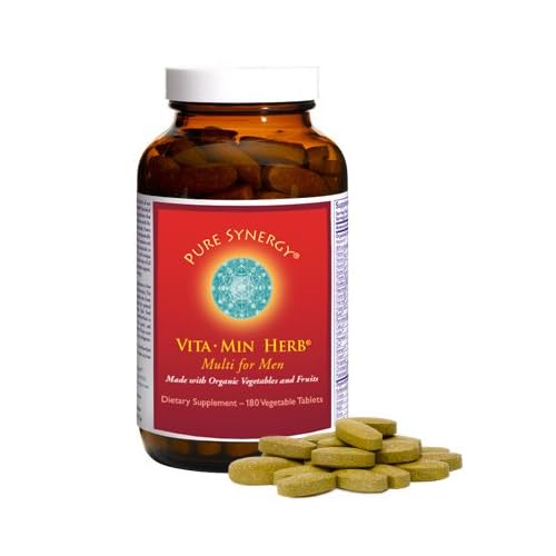 Organic Multi Vita Min Herb for Men 180 Tablets image