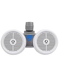 Sistema de altavoces Rockville Dual Marine Wakeboard Tower, Dual, 16,5 cm (6,5 pulgadas), blanco, Blanco