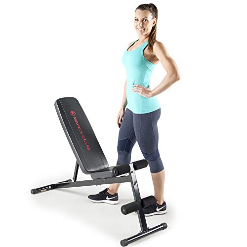 Bench Kuwait Marcy Adjustable Utility Weight Bench with Incline, Flat & Decline ...