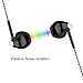 Headphones, Wotmic In Ear Earbuds with Microphone iPhone Earphones In Line Control Black